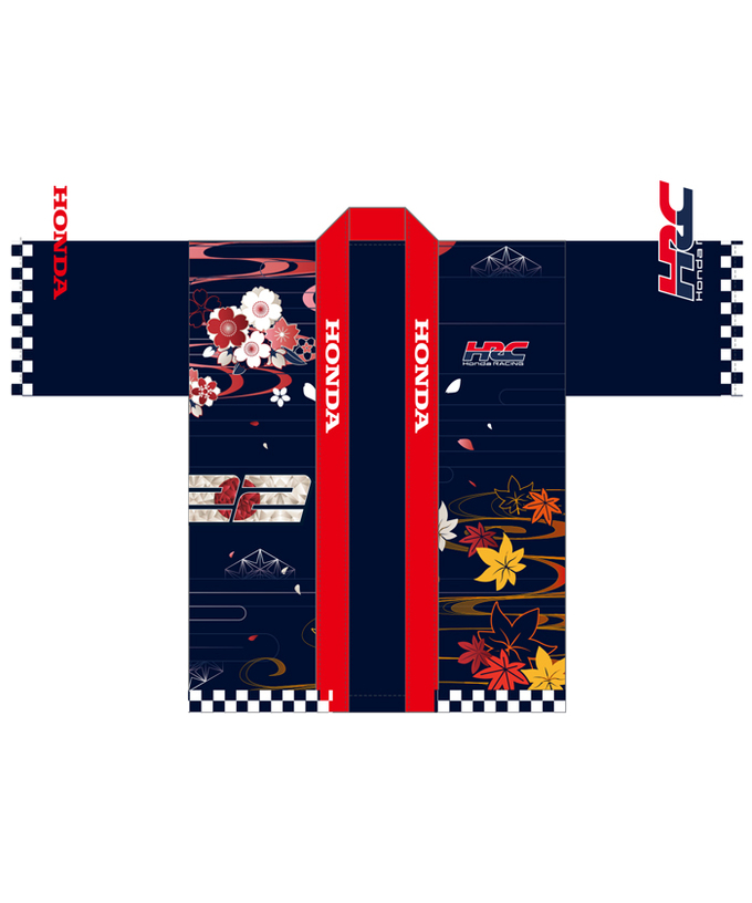 角田裕毅 x HRC Honda RACING コラボ 法被(はっぴ) 和柄  2024拡大画像