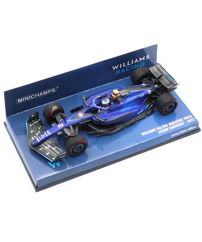 ミニチャンプス 1/43スケール ウィリアムズ レーシング FW45 ローガン・サージェント 2023年 /23f1m拡大画像