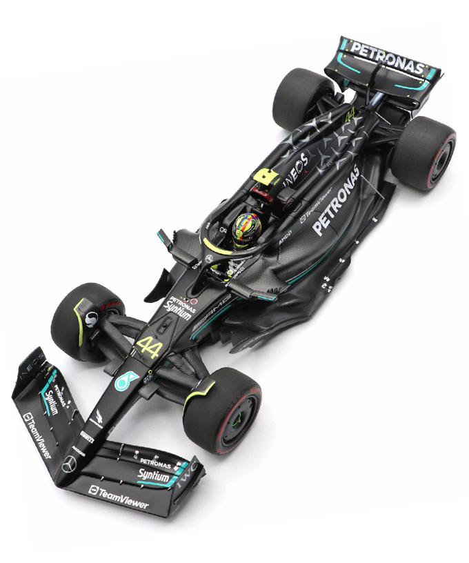ミニチャンプス 1/18スケール メルセデス AMG ペトロナス F1 W14 E パフォーマンス ルイス・ハミルトン 2023年 オーストラリアGP 2位入賞 /23f1m拡大画像