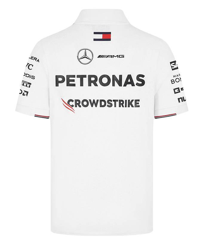 メルセデス AMG ペトロナス F1 チーム  ポロシャツ ホワイト 2024 /TM-W拡大画像