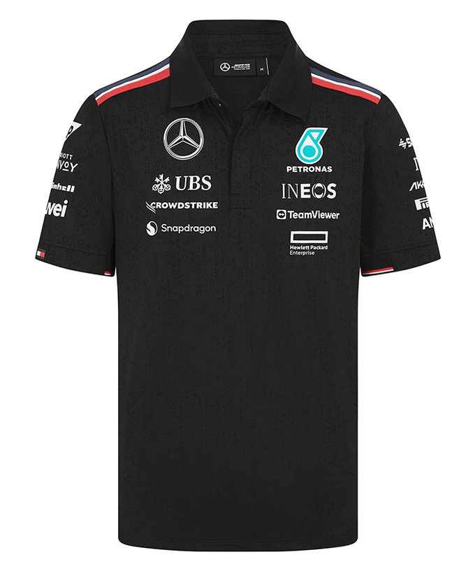 メルセデス AMG ペトロナス F1 チーム  ポロシャツ ブラック 2024 /TM-W拡大画像