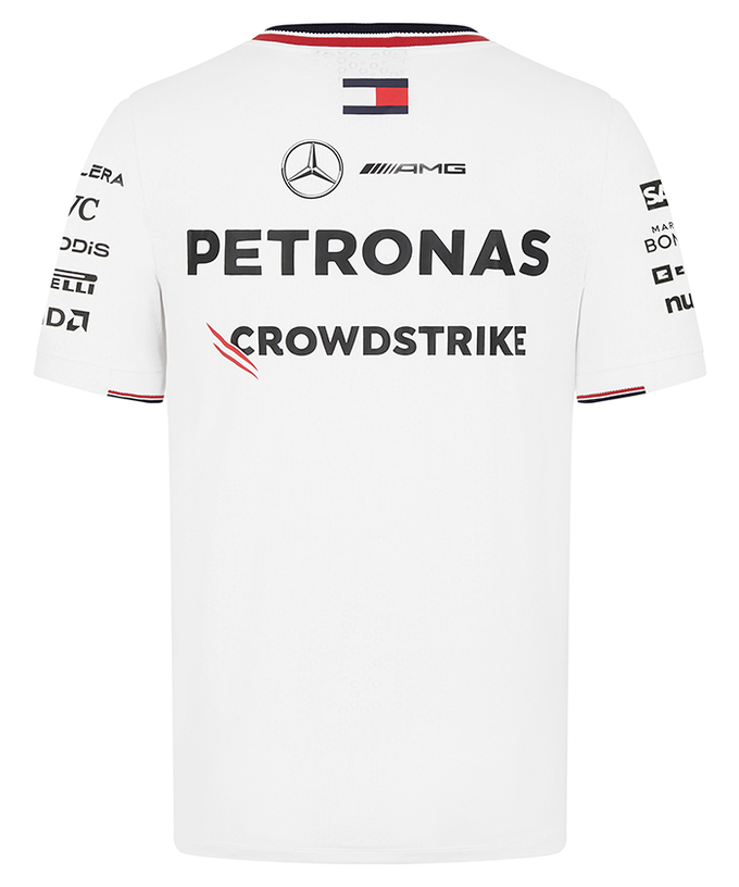 メルセデス AMG ペトロナス F1 チーム  ドライバー Tシャツ ホワイト 2024 /TM-W拡大画像