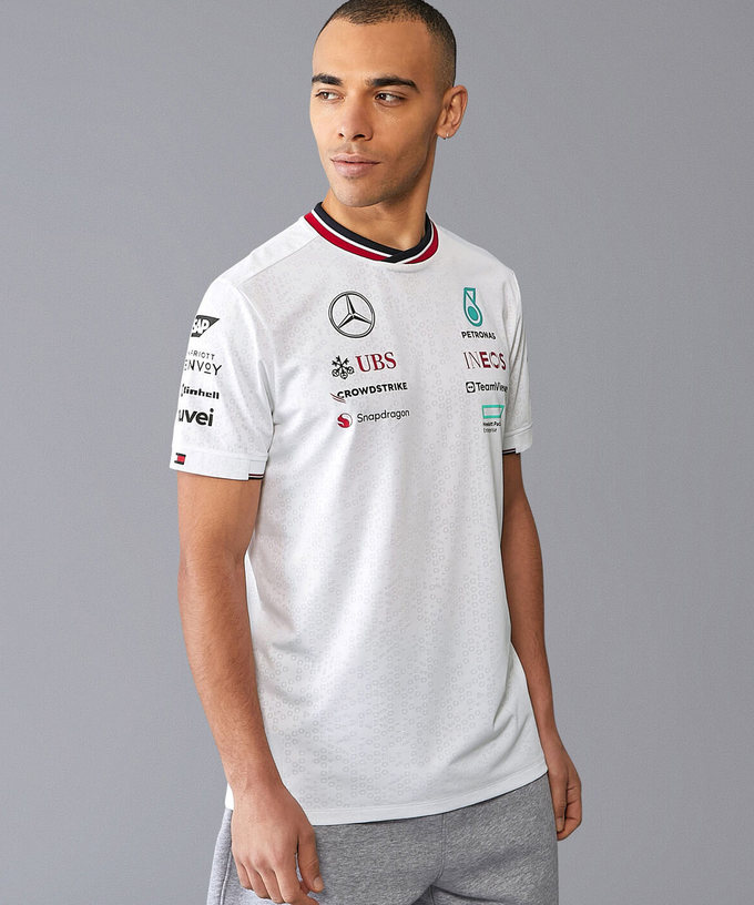 メルセデス AMG ペトロナス F1 チーム  ドライバー Tシャツ ホワイト 2024 /TM-W拡大画像