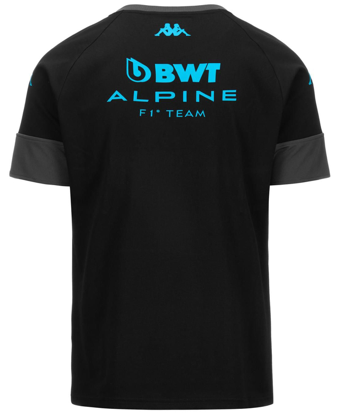 BWT アルピーヌ F1 チーム ファン Tシャツ ブラック 2024拡大画像