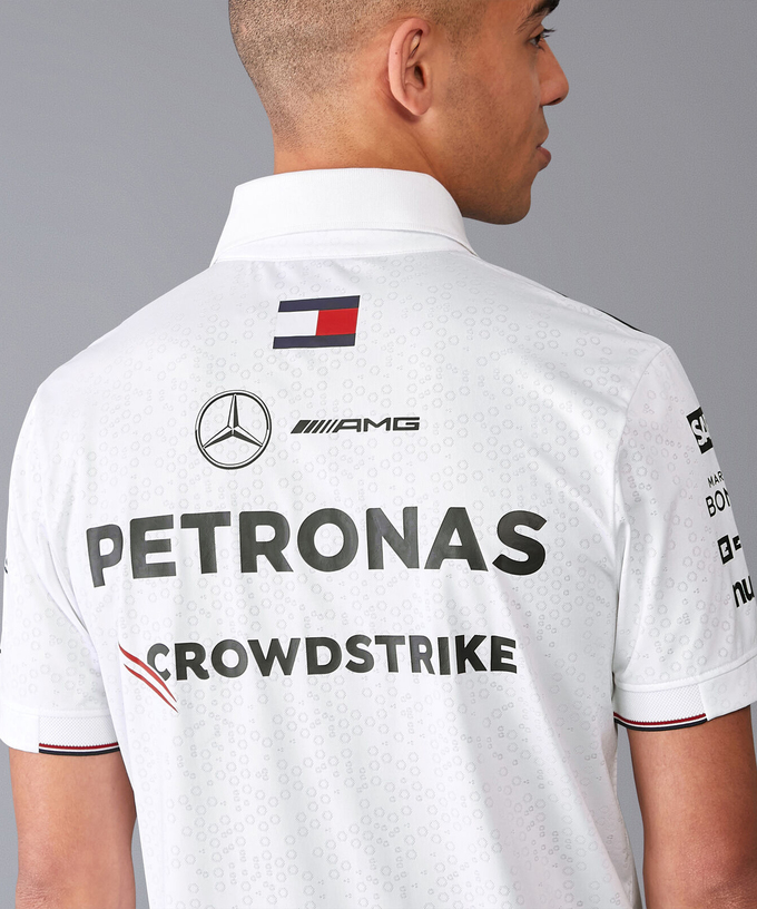 メルセデス AMG ペトロナス F1 チーム  ポロシャツ ホワイト 2024 /TM-W拡大画像