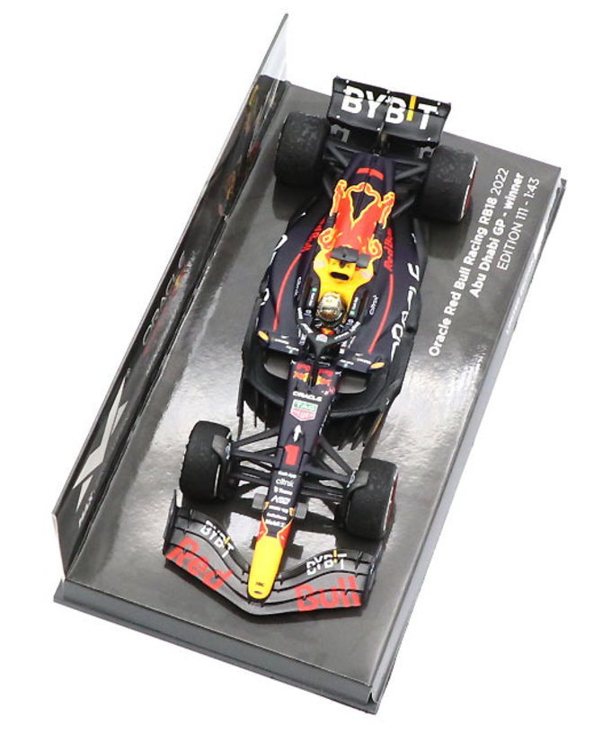 フェルスタッペン別注 ミニチャンプス 1/43スケール オラクル レッドブル レーシング ホンダ RB18 マックス・フェルスタッペン 2022年 アブダビGP 優勝 /ARB/msl拡大画像