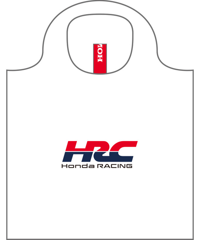 HRC Honda RACING オフィシャル パッカブル エコバッグ ホワイト拡大画像