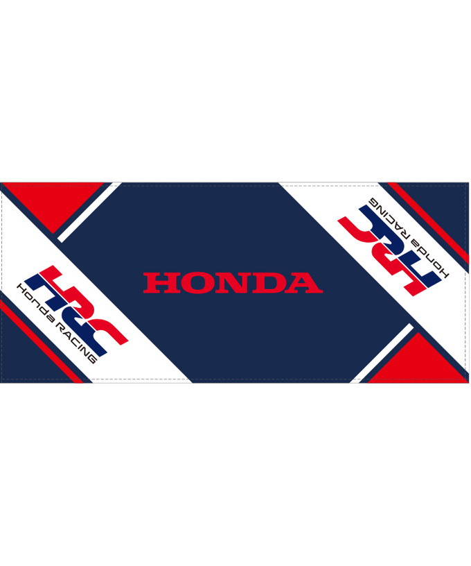 HRC Honda RACING プリント フェイスタオル Braided ネイビー拡大画像