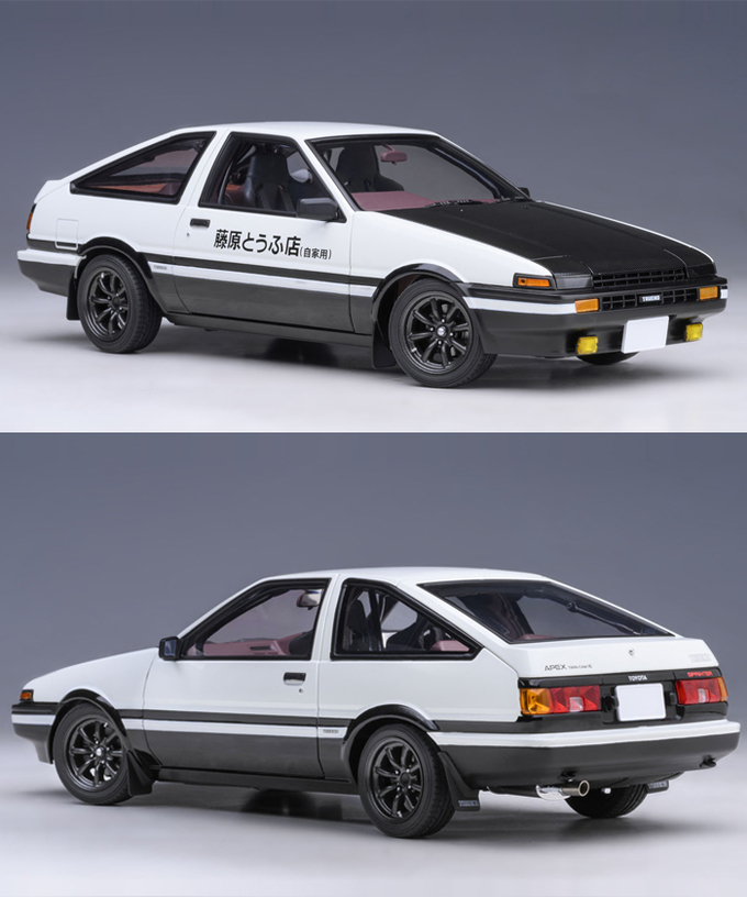 オートアート 1/18スケール トヨタ スプリンター トレノ (AE86) 『頭文字D』 プロジェクトD ファイナルバージョン拡大画像