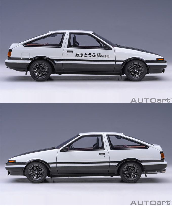 オートアート 1/18スケール トヨタ スプリンター トレノ (AE86) 『頭文字D』 プロジェクトD ファイナルバージョン拡大画像