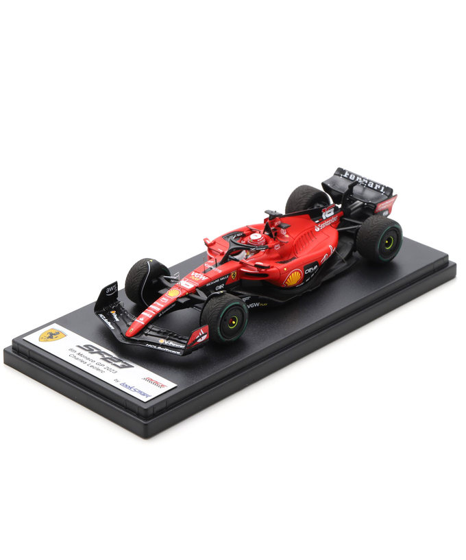 ルックスマート 1/43スケール フェラーリ SF23 シャルル・ルクレール 2023年 モナコGP /23f1m拡大画像