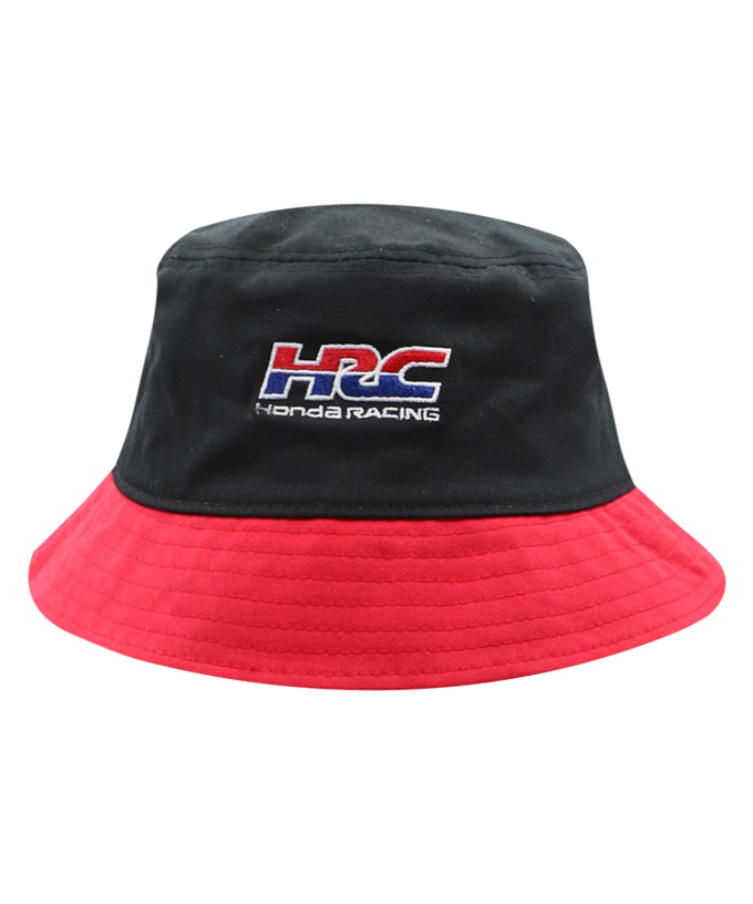 HRC Honda RACING バケットハット Bicolor ブラック拡大画像