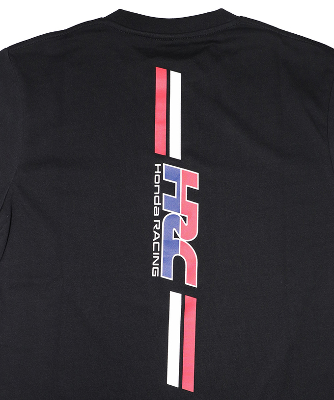 HRC Honda RACING Tシャツ Vertical ブラック拡大画像