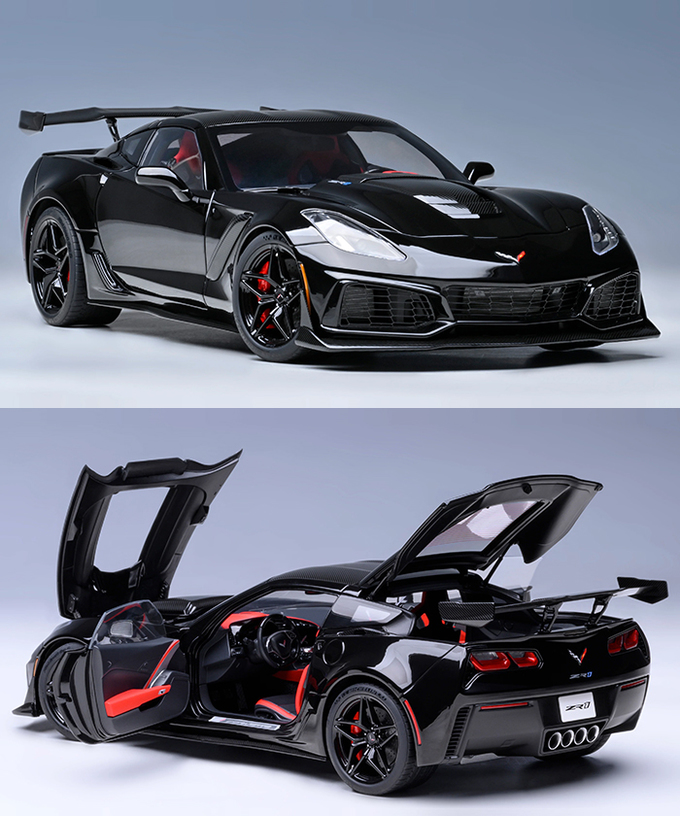 オートアート 1/18スケール シボレー コルベット （C7） ZR1 （ブラック）/msl拡大画像