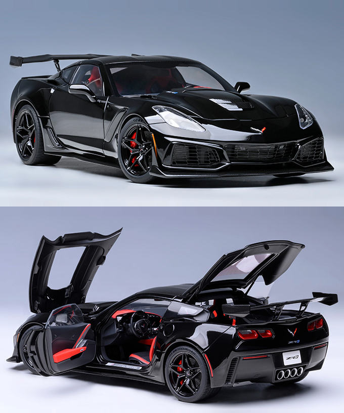 オートアート 1/18スケール シボレー コルベット （C7） ZR1 （ブラック）拡大画像