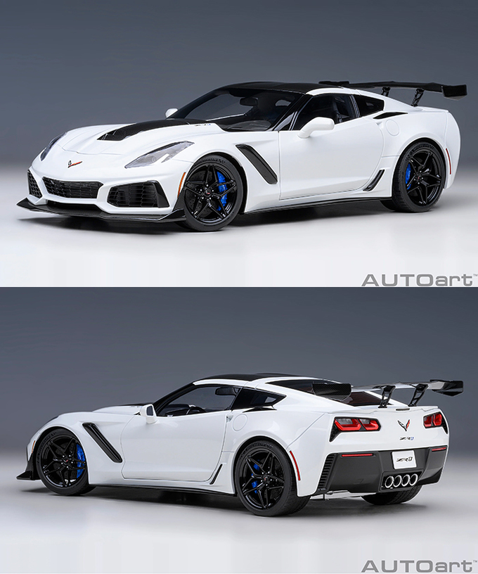 オートアート 1/18スケール シボレー コルベット （C7） ZR1 （ホワイト）/msl拡大画像