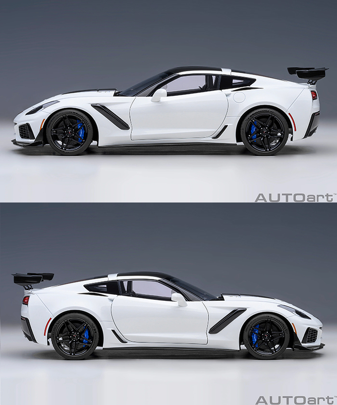 オートアート 1/18スケール シボレー コルベット （C7） ZR1 （ホワイト）/msl拡大画像