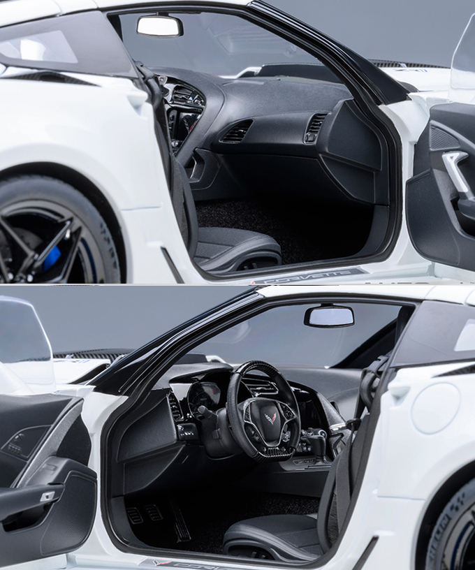 オートアート 1/18スケール シボレー コルベット （C7） ZR1 （ホワイト）/msl拡大画像
