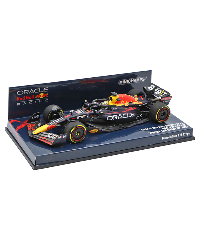 ミニチャンプス 1/43スケール オラクル レッドブル レーシング ホンダ RB18 マックス・フェルスタッペン 2022年 アブダビGP 優勝 /ARB/msl拡大画像