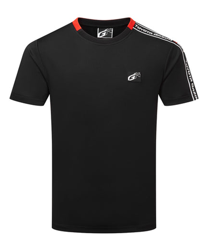 【30%オフセール】TOYOTA GAZOO Racing ライフスタイル Tシャツ ブラック/TGR_LS拡大画像