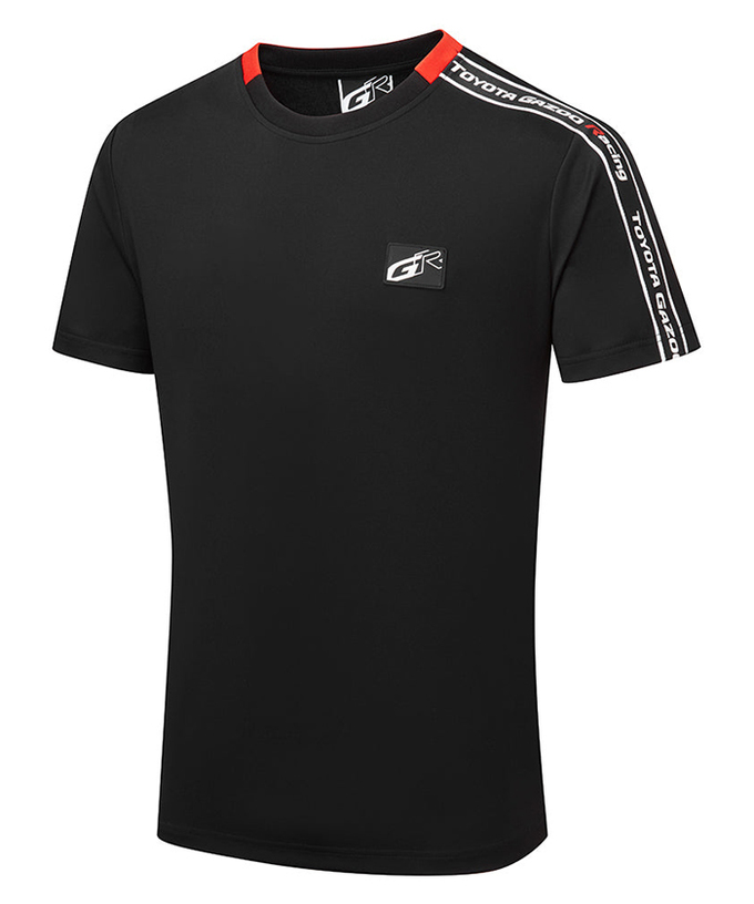【30%オフセール】TOYOTA GAZOO Racing ライフスタイル Tシャツ ブラック/TGR_LS拡大画像