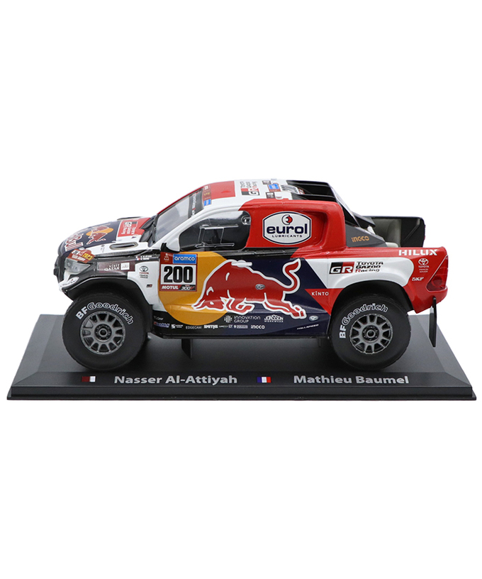 【30%オフセール】TGR 別注 FAIRKANDTOY 1/24スケール 2023 ダカールラリー TOYOTA GAZOO Racing レッドブル DKR ハイラックス 200号車/TGR_WRC/msl拡大画像