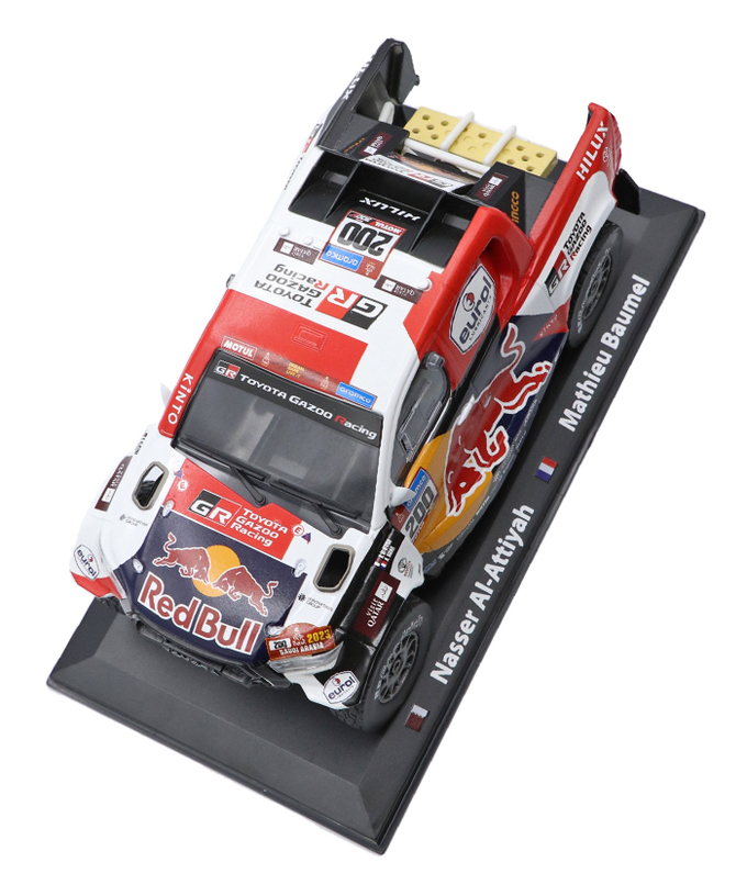【30%オフセール】TGR 別注 FAIRKANDTOY 1/24スケール 2023 ダカールラリー TOYOTA GAZOO Racing レッドブル DKR ハイラックス 200号車/TGR_WRC/msl拡大画像