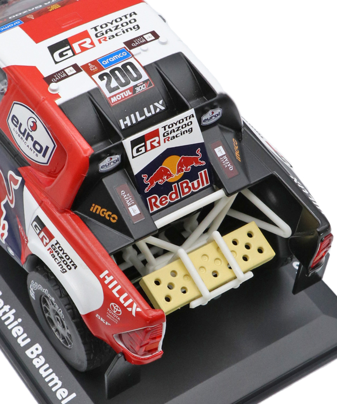 【30%オフセール】TGR 別注 FAIRKANDTOY 1/24スケール 2023 ダカールラリー TOYOTA GAZOO Racing レッドブル DKR ハイラックス 200号車/TGR_WRC/msl拡大画像