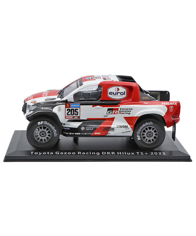 【30%オフセール】TGR別注 FAIRKANDTOY 1/24スケール 2023 ダカールラリー TOYOTA GAZOO Racing DKR ハイラックス 205号車/TGR_WRC/msl拡大画像
