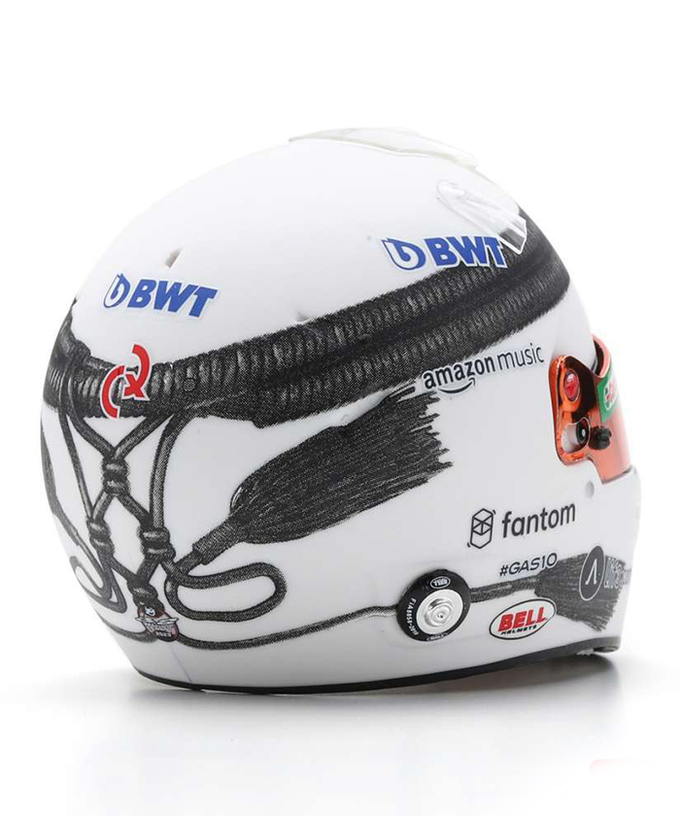 スパーク 1/5スケール ピエール・ガスリー 2023年 カタールGP アルピーヌ ヘルメット /msl拡大画像