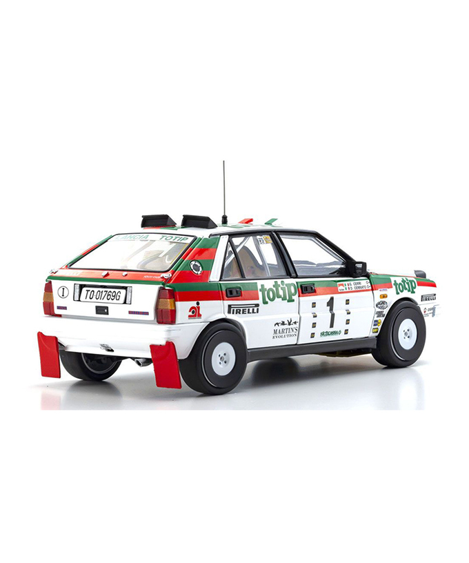【30%オフセール】京商 1/18スケール ランチア デルタ HF 4WD No.1 チームランチア トティップ 1987年 タルガ・フローリオ /msl拡大画像