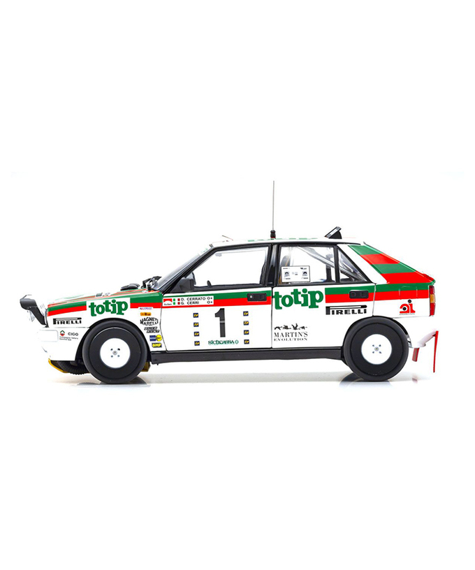 【30%オフセール】京商 1/18スケール ランチア デルタ HF 4WD No.1 チームランチア トティップ 1987年 タルガ・フローリオ /msl拡大画像