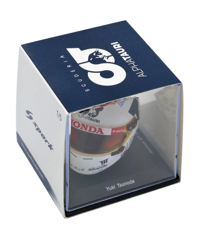 スパーク 1/5スケール 角田裕毅 2023年 日本GP スクーデリア・アルファタウリ ヘルメット /msl拡大画像