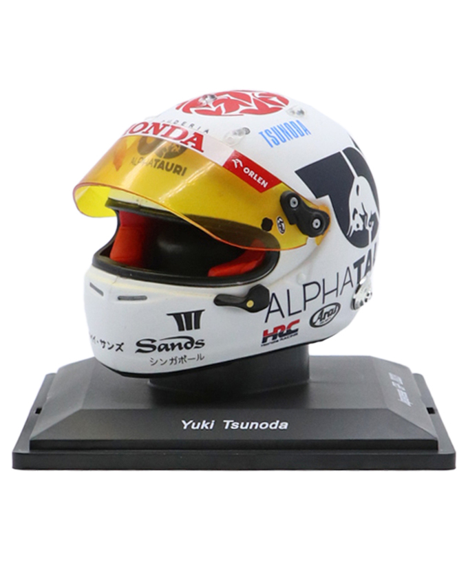 スパーク 1/5スケール 角田裕毅 2023年 日本GP スクーデリア・アルファタウリ ヘルメット /msl拡大画像