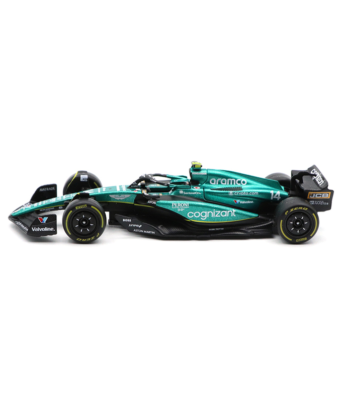 ブラゴ 1/43スケール アストンマーチン アラムコ コグ二ザント F1 チーム AMR23 フェルナンド・アロンソ 2023年/23f1m拡大画像