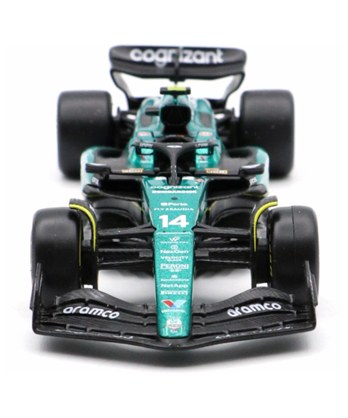 ブラゴ 1/43スケール アストンマーチン アラムコ コグ二ザント F1 チーム AMR23 フェルナンド・アロンソ 2023年/23f1m拡大画像