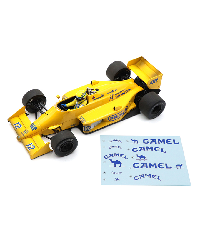 ミニチャンプス 1/18スケール ロータス ホンダ 99T アイルトン･セナ 1987年 モナコGP初優勝 ウェザリング仕様 /msl拡大画像