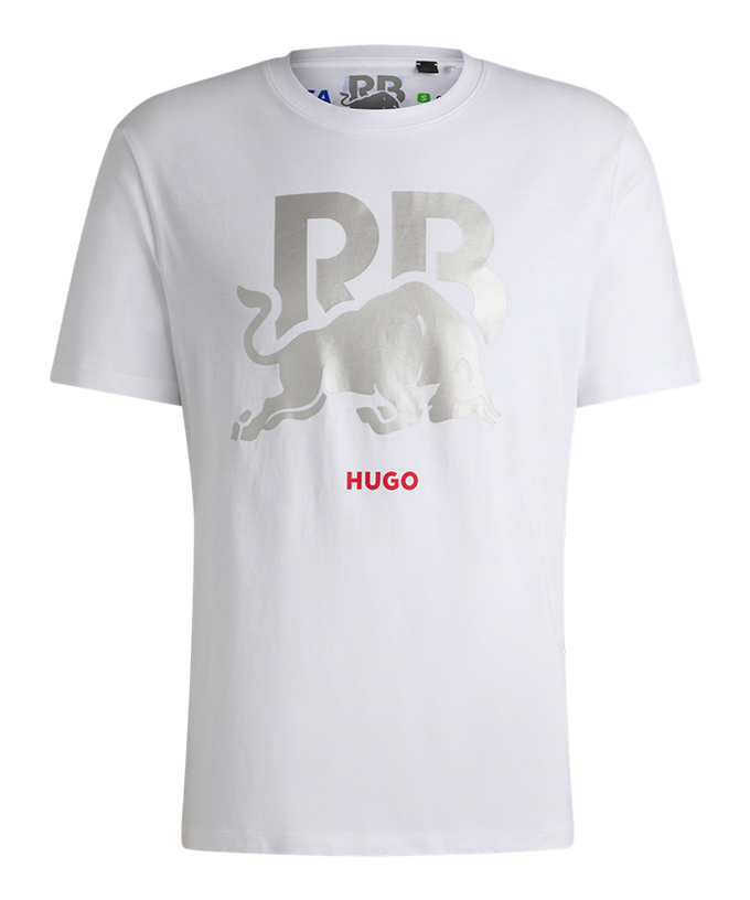 【50%オフセール】VISA CASH APP RB F1 チーム ライフスタイル コマーシャル ロゴ Tシャツ 2024 ホワイト拡大画像