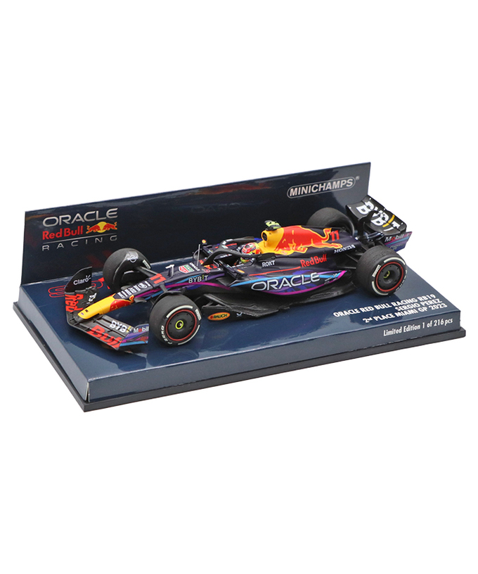 【30%オフセール】ミニチャンプス 1/43スケール オラクル レッドブル レーシング RB19 セルジオ･ペレス 2023年 マイアミGP 2位 /23f1m/msl拡大画像