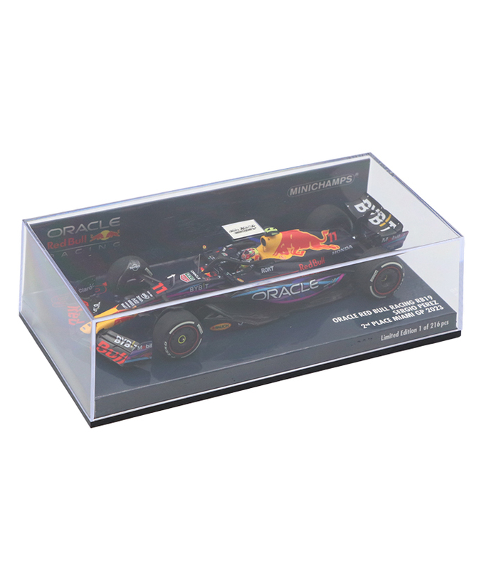 【30%オフセール】ミニチャンプス 1/43スケール オラクル レッドブル レーシング RB19 セルジオ･ペレス 2023年 マイアミGP 2位 /23f1m/msl拡大画像