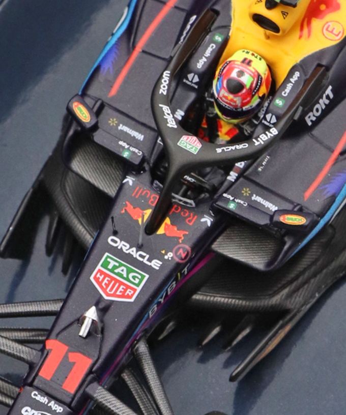 【30%オフセール】ミニチャンプス 1/43スケール オラクル レッドブル レーシング RB19 セルジオ･ペレス 2023年 マイアミGP 2位 /23f1m/msl拡大画像