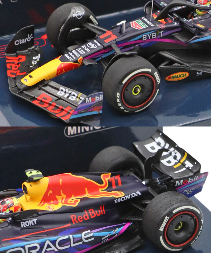 【30%オフセール】ミニチャンプス 1/43スケール オラクル レッドブル レーシング RB19 セルジオ･ペレス 2023年 マイアミGP 2位 /23f1m/msl拡大画像