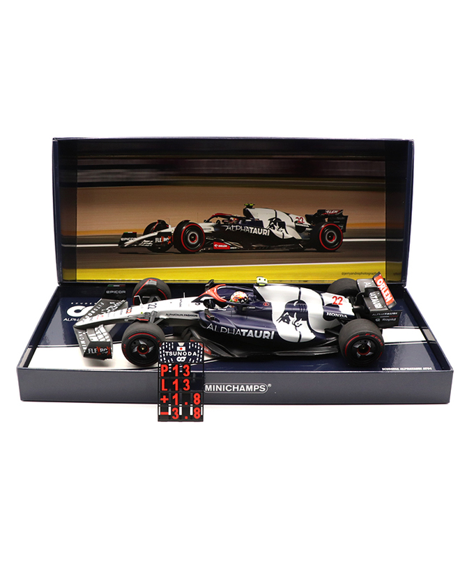 CKモデルカーズ 別注 ミニチャンプス 1/18スケール スクーデリア アルファタウリ AT04 角田裕毅 2023年 イギリスGP /23f1m/msl拡大画像