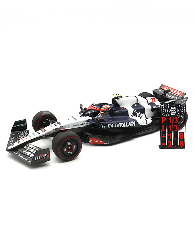 CKモデルカーズ 別注 ミニチャンプス 1/18スケール スクーデリア アルファタウリ AT04 角田裕毅 2023年 イギリスGP /23f1m/msl拡大画像