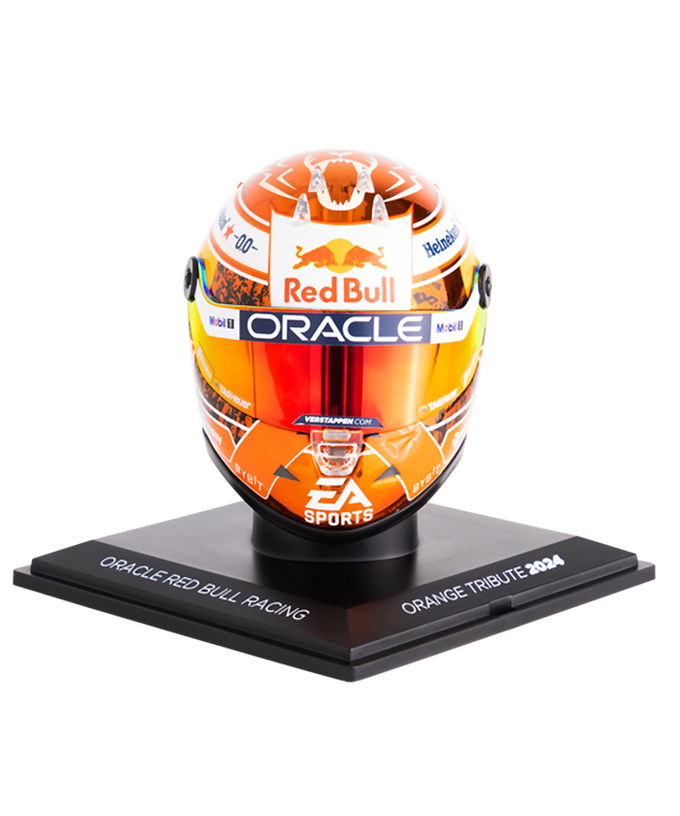 フェルスタッペン別注 シューベルト 1/4スケール マックス・フェルスタッペン 2024年 オレンジ トリビュート レッドブル レーシング チーム ヘルメット /ARB/msl拡大画像