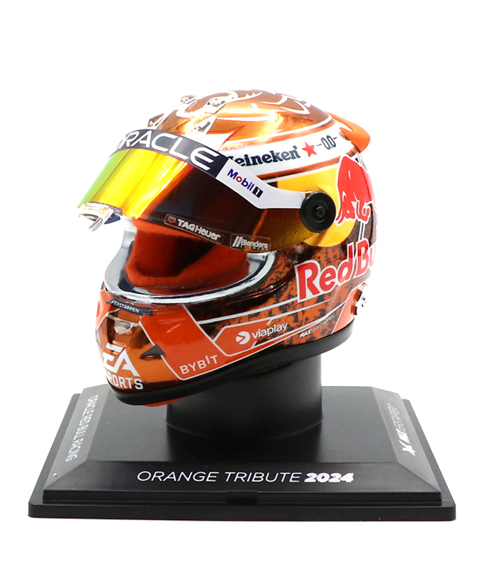 フェルスタッペン別注 シューベルト 1/4スケール マックス・フェルスタッペン 2024年 オレンジ トリビュート レッドブル レーシング チーム ヘルメット /ARB/msl拡大画像