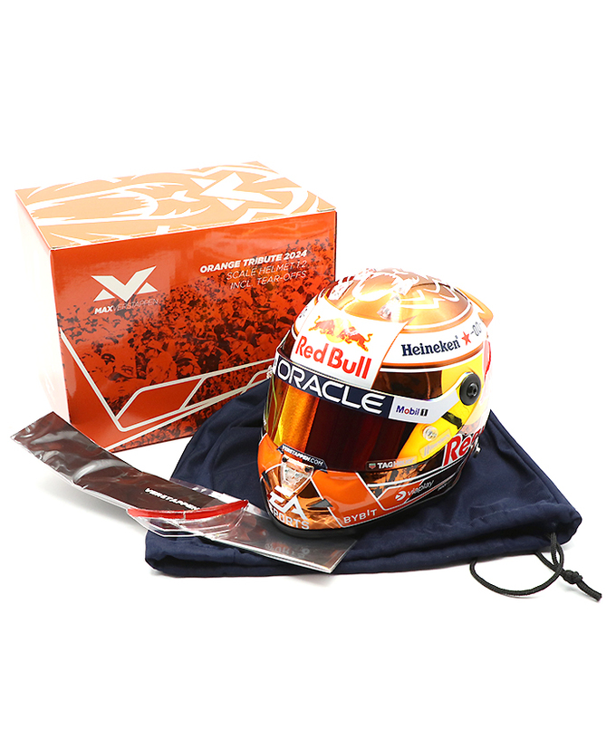 フェルスタッペン別注 シューベルト 1/2スケール マックス・フェルスタッペン 2024年 オレンジ トリビュート レッドブル レーシング チーム ヘルメット /ARB/msl拡大画像