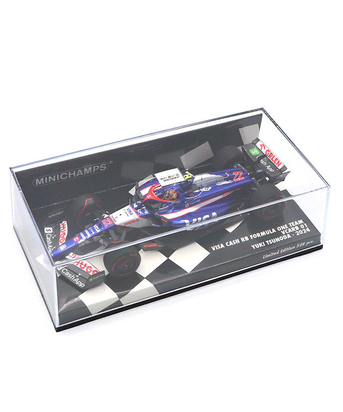 ミニチャンプス 1/43スケール VISA CASH APP RB F1 ホンダ VCARB 01 角田裕毅 2024年 /24f1m拡大画像