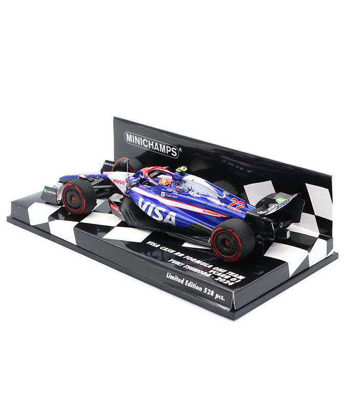 ミニチャンプス 1/43スケール VISA CASH APP RB F1 ホンダ VCARB 01 角田裕毅 2024年 /24f1m拡大画像