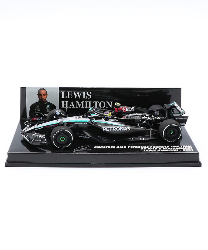 ミニチャンプス 1/43スケール メルセデス AMG ペトロナス F1 W15 E パフォーマンス ルイス・ハミルトン 2024年 /24f1m拡大画像